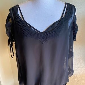 Worthington black blouse